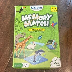 ✨ 3 FOR $10 ✨ Memory Match Animal Planet Game - Green